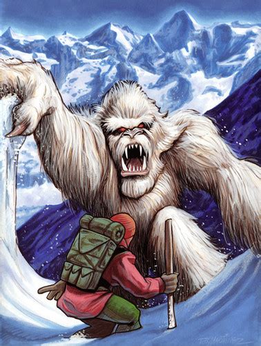 Creature Features-Yeti | Randy Martinez Art