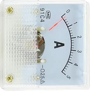 Amazon Co Jp Aexit Dc A Dial Analog Panel Meter Ammeter C Type