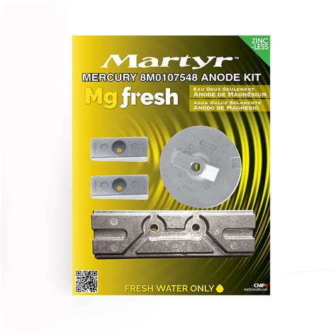 MERCURY Anode Kit CM8M0107548KITM Martyr Testing Site