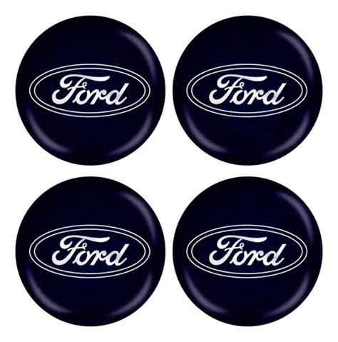 Jogo Emblema Adesivo Calota Ford Azul 48mm Resinado MercadoLivre