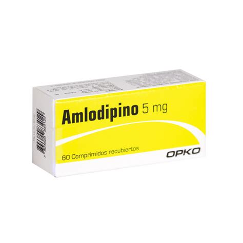 Amlodipino 5mg X 30 Comprimidos Recubiertos Farmacia Figuesan