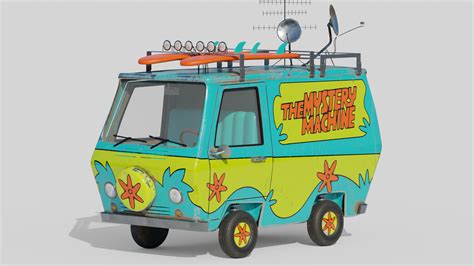 Artstation The Mystery Machine Game Assets