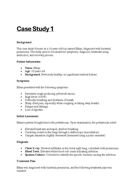 Case Study 1 Biology - Case Study 1 Background This case study focuses