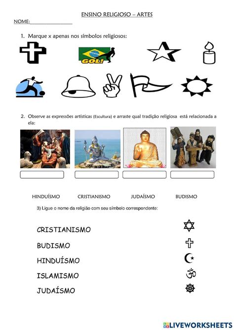 Simbolos Religiosos 2 Ano - Símbolos Religiosos 2 Ano - NAZAEDU