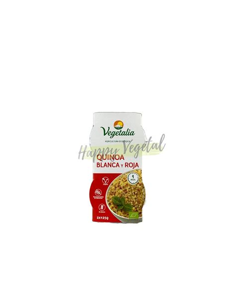 Vasitos De Quinoa Roja Y Blanca 2x125g Vegetalia