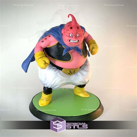 Majin Buu Smoke Digital Sculpture Dragonball Specialstl