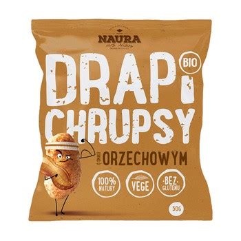 Naura Drapi Chrupsy Bio Chrupki O Smaku Orzechowym 50 G