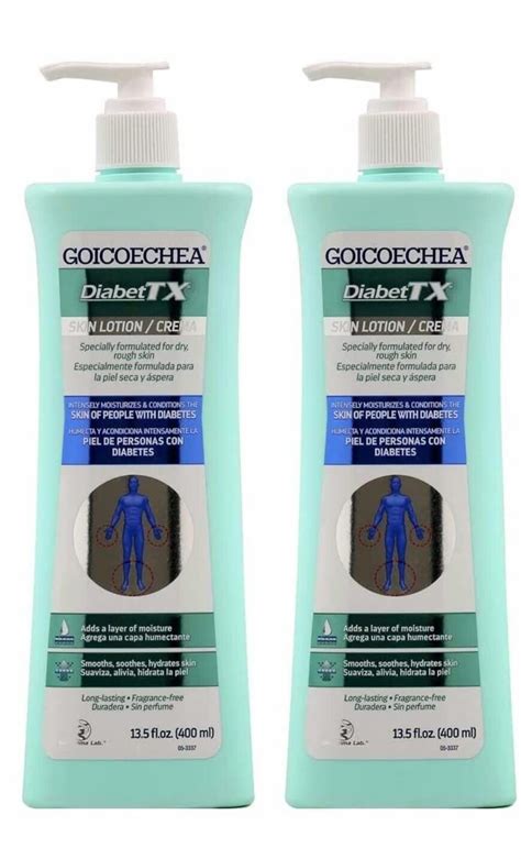 2 X GOICOECHEA Lotion 400 Ml For Skin Of People With Diabetes DIABET