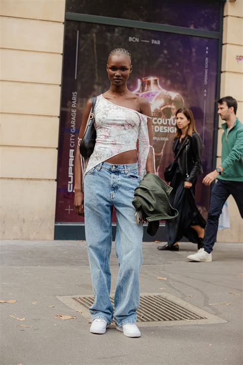 Street Style: See What the Models Are Wearing Off-Duty During Paris ...