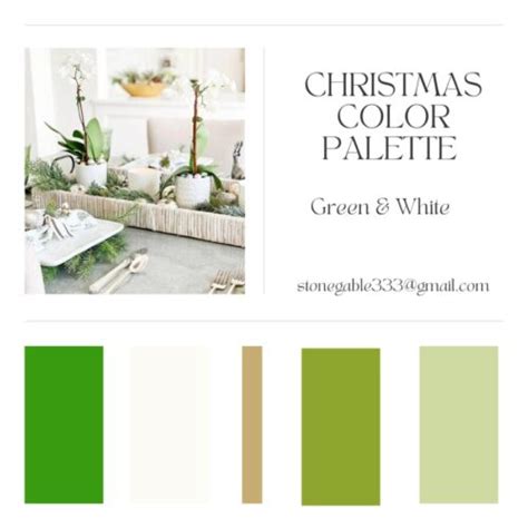 How To Choose The Perfect Christmas Color Palette - StoneGable