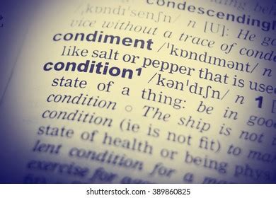 condition word definition dictionary toned image stock photo