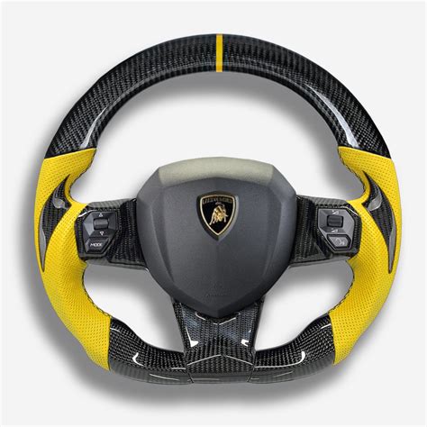 Lamborghini Aventador Carbon Fiber Steering Wheel – FlamingHawk