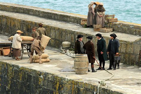 Poldark Tv here in Charlestown - The Old Workshop Charlestown