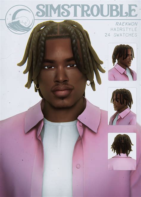 REAKWON By Simstrouble Simstrouble Sims Sims 4 Hair Male Sims 4