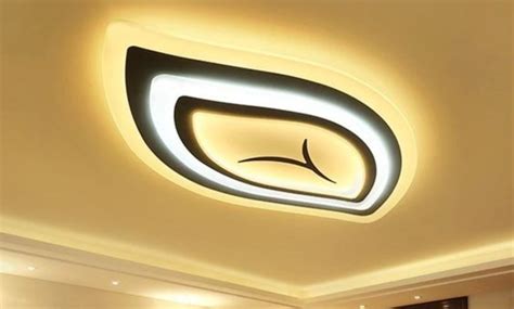 Modern POP False Ceiling Design for Living Room - Taiba Plaster & Interior