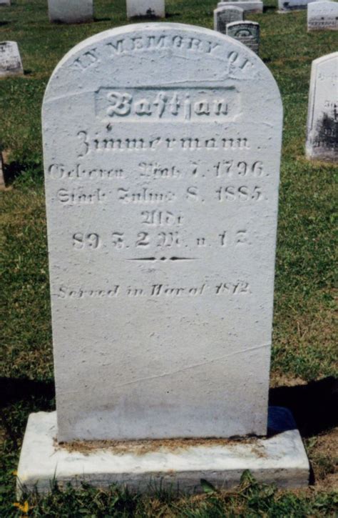 Sebastian Bastian Zimmermann Sr Find A Grave Memorial