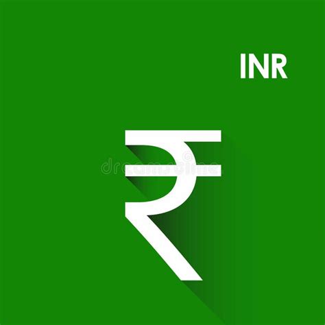 Indian Rupee Icon Vector Symbol Stock Vector Illustration Of Indian