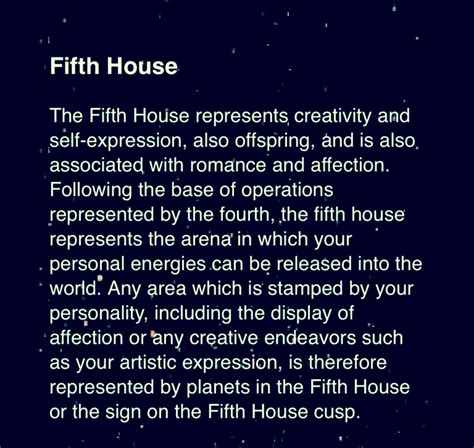 Fifth House In Astrology