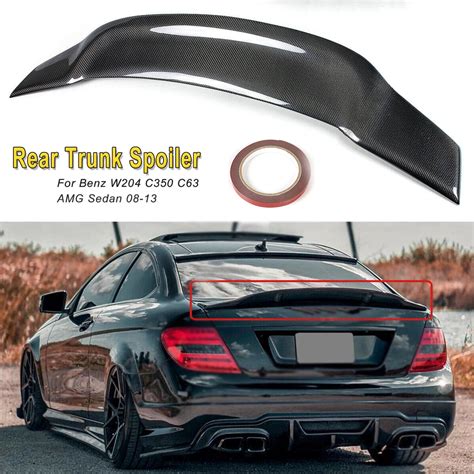 Carbon Fiber Rear Trunk Spoiler For Ben Z W C C C C Amg