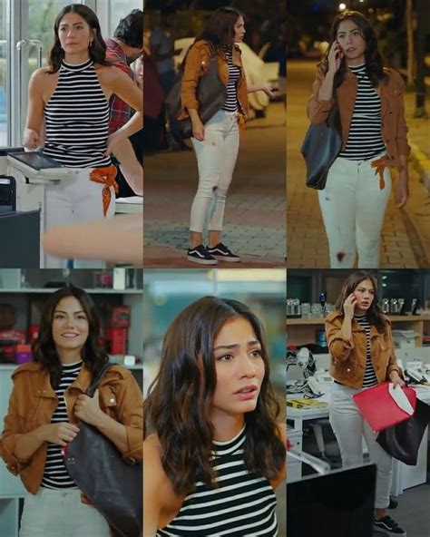 Sanem Episode Erkenci Kus Celebrity Casual Outfits Casual