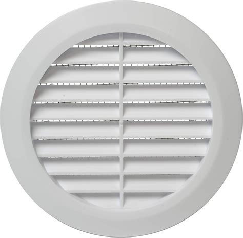 Vent Systems 4 Inch White Soffit Vent Cover Round Air Vent