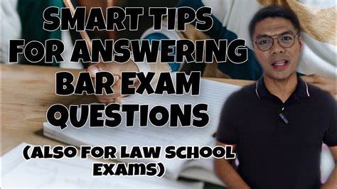 Smart Tips For Answering Bar Exam Questions Also For Law School Exams