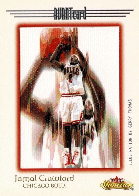 2000 01 FLEER SHOWCASE Avant Card J Crawford A87063 Museum MUUSEO