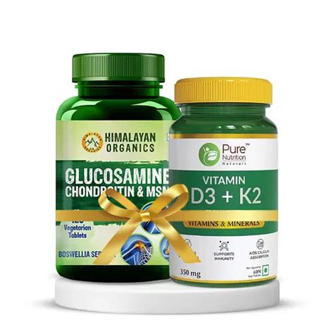 Bone and Joint Support with Vitamin D3 and K2|Himalayan Organics ...