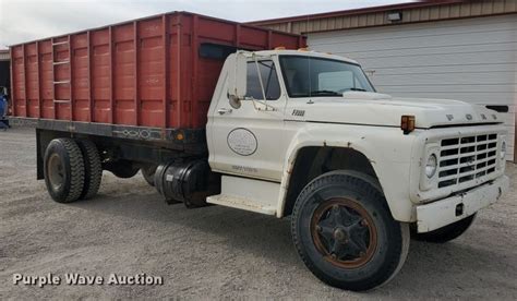 1978 Ford F7000 Dump Flatbed Truck In Atchison Ks Item De2507 Sold