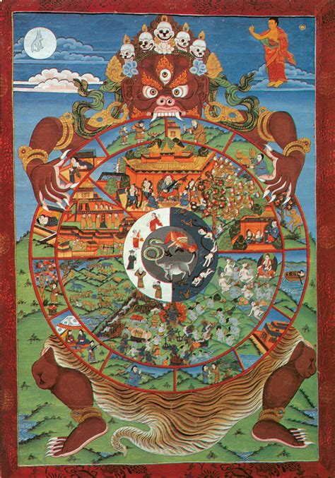 Spiritual Esoteric Place Buddhas Wheel Of Life