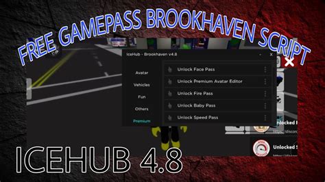 BrookHaven Free Gamepass Script DELTA FLUXUS HYDROGEN YouTube