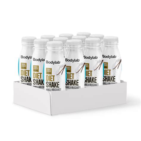 Bodylab Diet Shake Ready To Drink 12 X 330 Ml Ultimate Chocolate