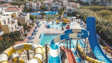 Chrispy Waterpark Resort Kolymvari Crete West On The Beach