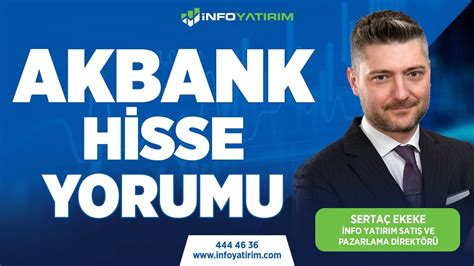 Sertaç Ekeke den AKBANK Hisse Yorumu 26 Nisan 2024 İnfo Yatırım