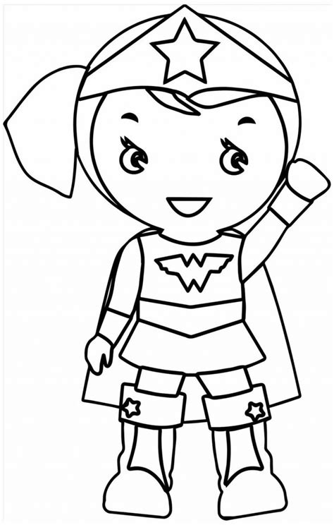 Desenho Da Mulher Maravilha Infantil Para Colorir - 30+ Desenhos da Mulher Maravilha para colorir - Como fazer em casa