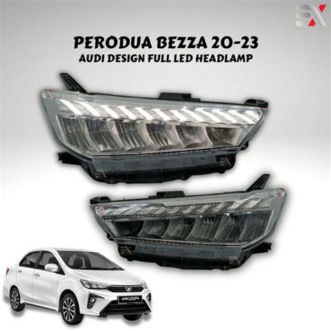 Perodua Bezza Led Headlamp Audi Design Lazada