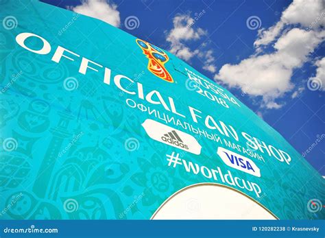 Logo of FIFA World Cup Russia 2018, Moscow Editorial Stock Photo ...