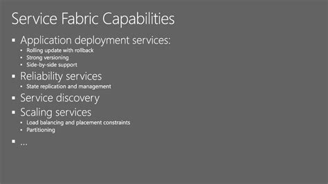 Microsoft Azure Service Fabric Ppt Download