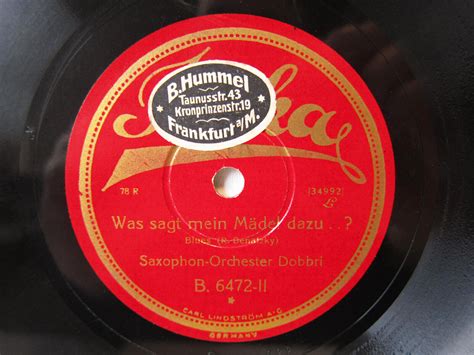 78rpm IRENE AMBRUS SAXOPHON ORCH DOBBRI Heut Gehn Wir Morgen Erst