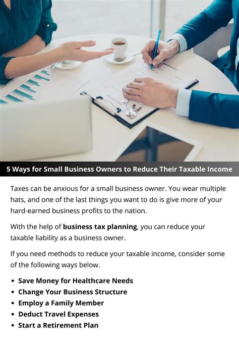 Ppt Ways For Small Business Owners To Reduce Their Taxable Income