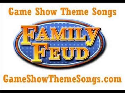 Family Feud Theme Song - Game Show Theme Songs | Youth theme, Family feud, Family feud game