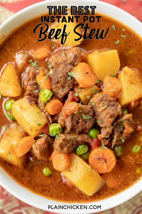 Instant Pot Beef Stew Comfort Food At Its Best Seriously The Best