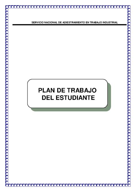 Entregable 01 Imformatica Aplicada II PLAN DE TRABAJO DEL ESTUDIANTE