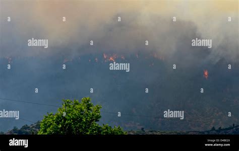 Waldo Canyon Fire Stock Photo Alamy