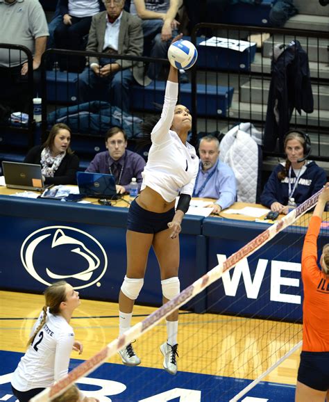 Penn State Athletics Dominique Gonzalez Ariel Scott And Nia Grant