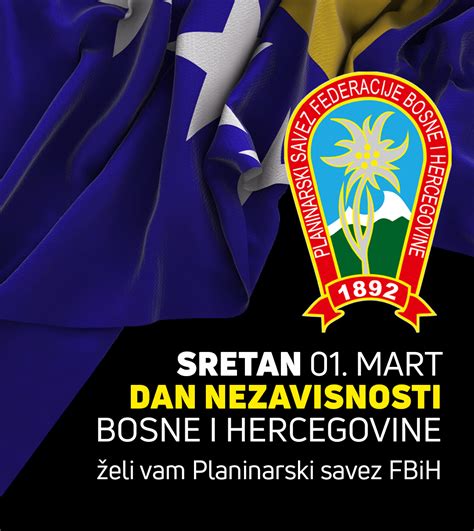 Sretan 01 Mart Dan nezavisnosti Bosne i Hercegovine želi vam