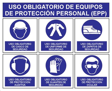 Uso Obligatorio De Equipos De Protección Personal Epp Pdf