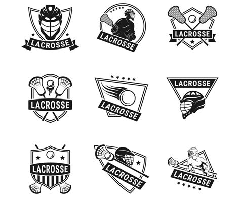 Lacrosse Logo Collection Freevectors