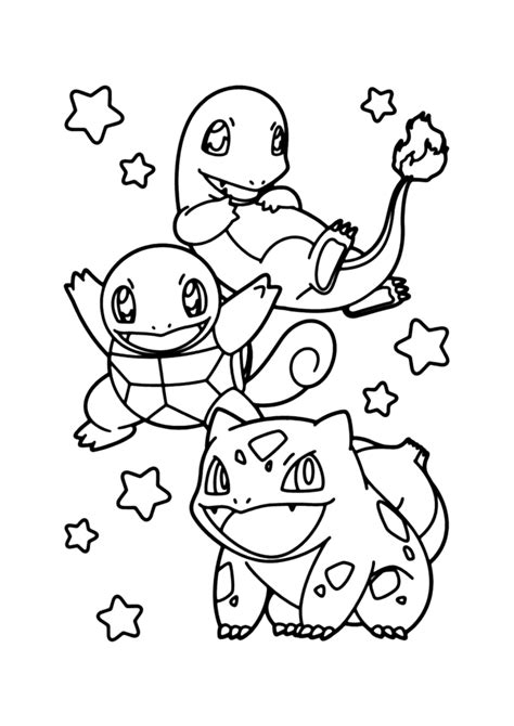 Pokemons Fofos Iniciais Para Colorir Imprimir Desenhos