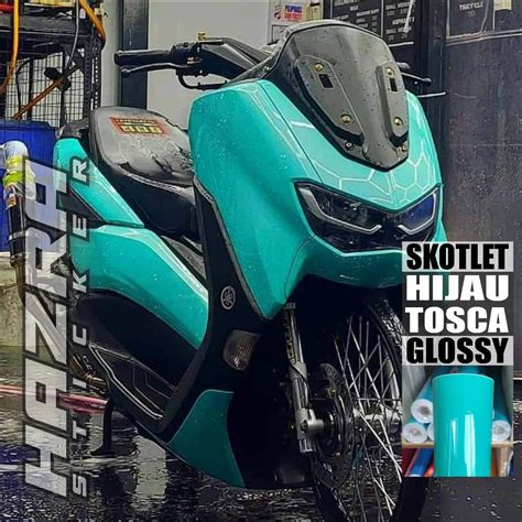 Jual Skotlet Sticker Hijau Tosca Doff Glossy Scotlet Turkish Turquoise